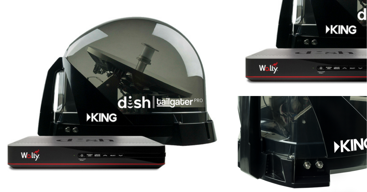 DISH Tailgater Pro Satellite Antenna Bundle with Wally
