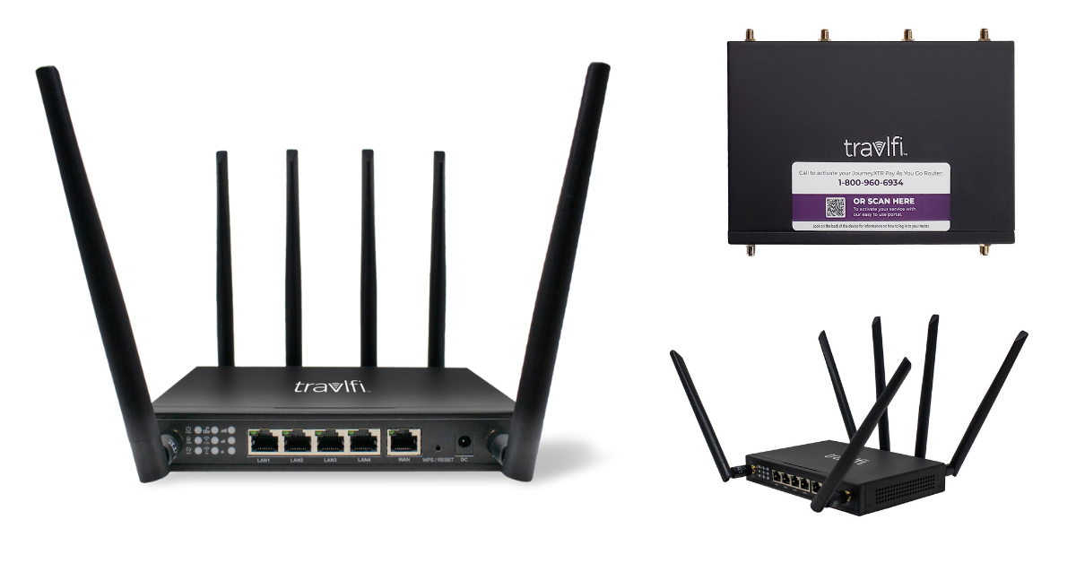 TravlFi JourneyXTR Wi-Fi Router